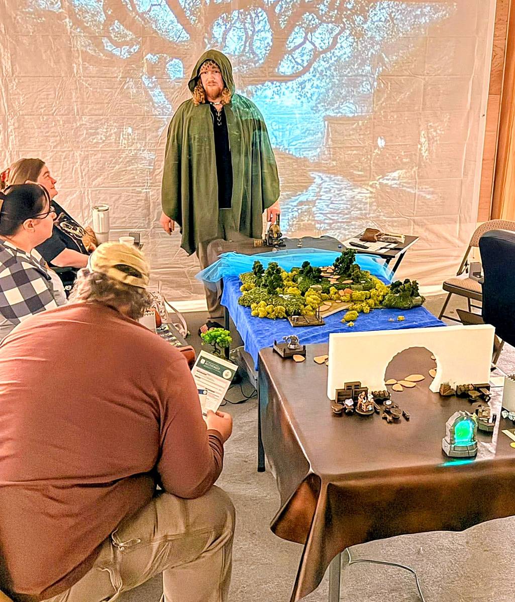 Our Game Master setting the scene